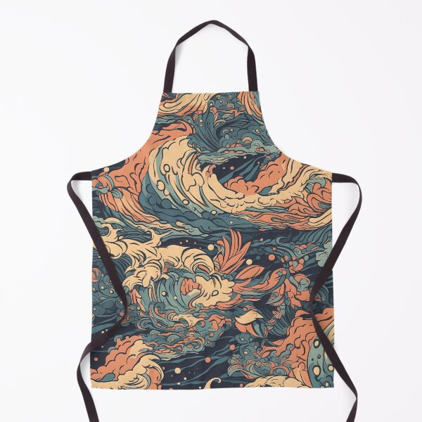 Item preview, Surfer waves style boho pattern designed and sold by Dreamakerstudio.