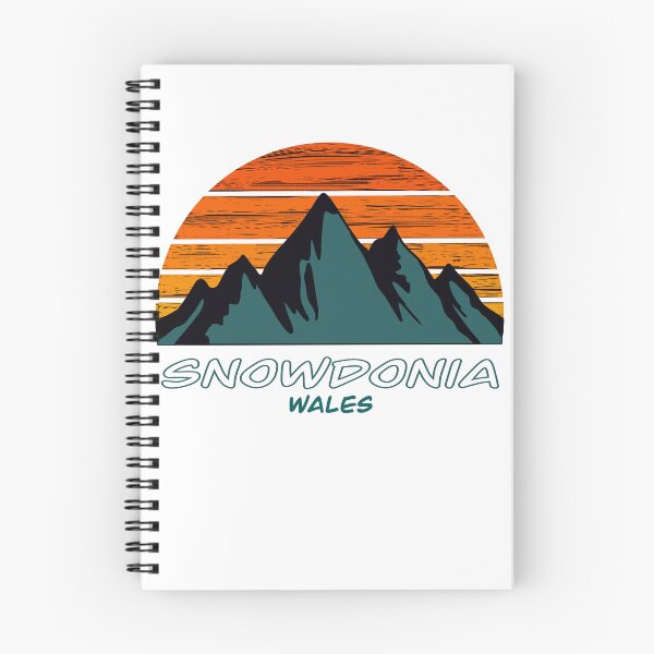 Item preview, Snowdonia sunset snowdon adventure graphic art designed and sold by SoulTrekking.