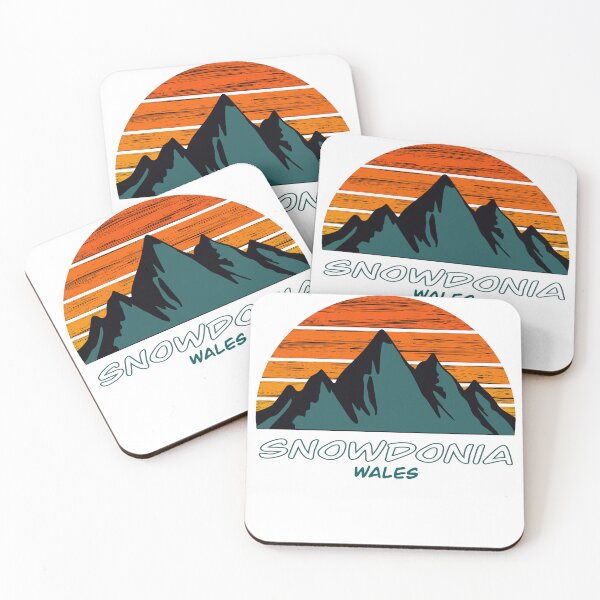 Item preview, Snowdonia sunset snowdon adventure graphic art designed and sold by SoulTrekking.