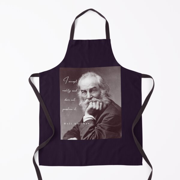 Item preview, Copy of Walt Whitman portrait and quote: I accept reality and dare not question it designed and sold by artbleed.