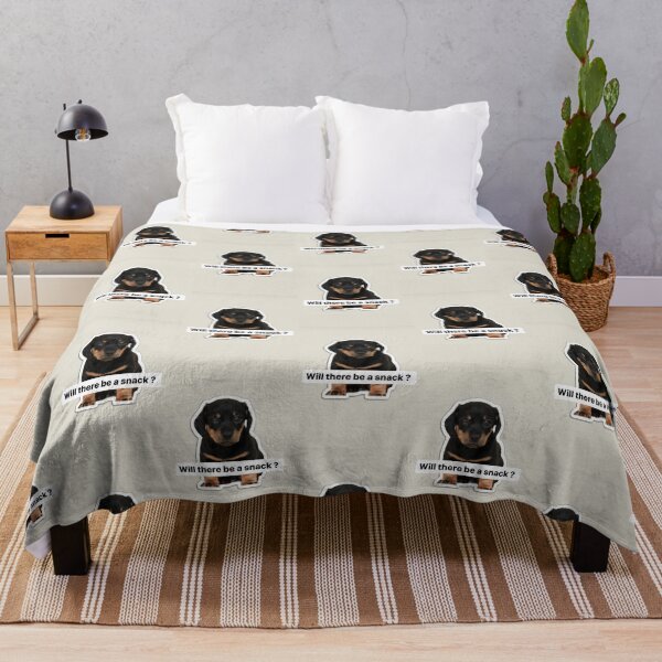 Item preview, Will there be a snack? cute Rottweiler cub designed and sold by BiancaNeaguArt.