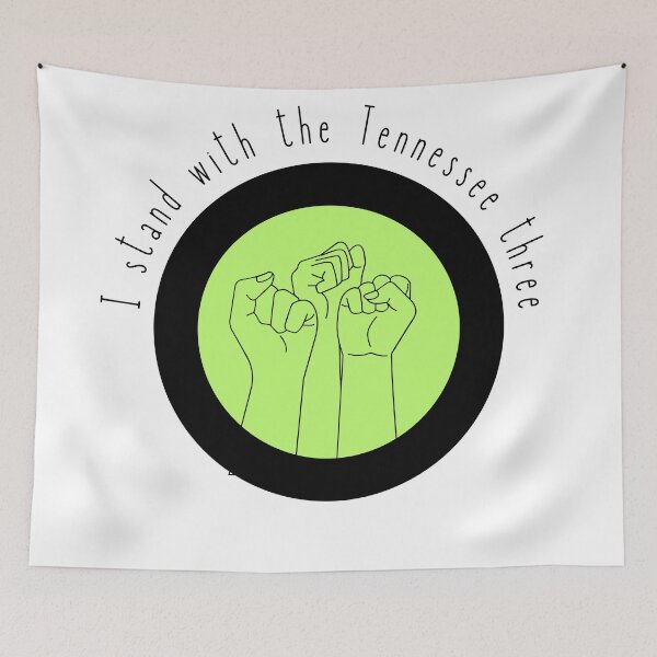 Item preview, I stand with the Tennessee three - green designed and sold by jechaiyells.