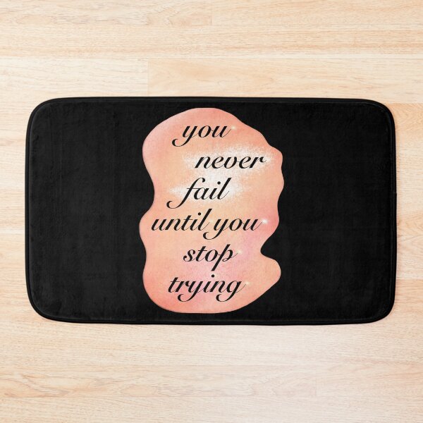 Item preview, you never fail until you stop trying with Universe Wallpaper | Quote with universe background | Motivational quote with universe background designed and sold by LufikamiDesign.