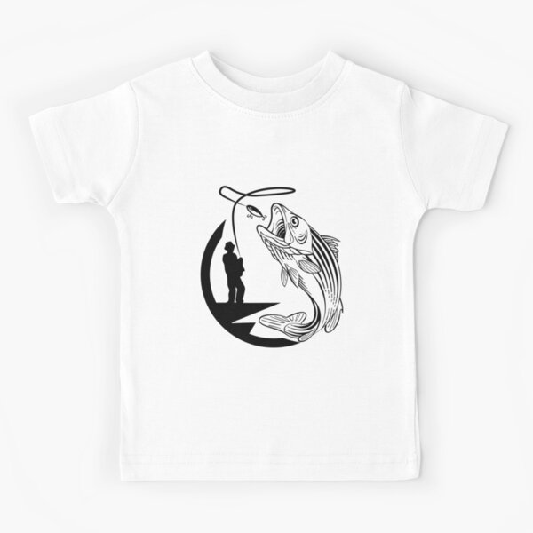 Fishing Svg Kids T-Shirts for Sale