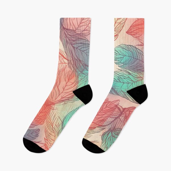 Item preview, Soft airy colorful leaves that look like feathers in bright colors designed and sold by Dreamakerstudio.