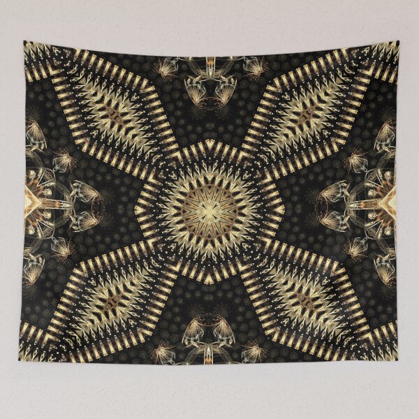Item preview, zippered cross with insects ornamentation designed and sold by effervescence.