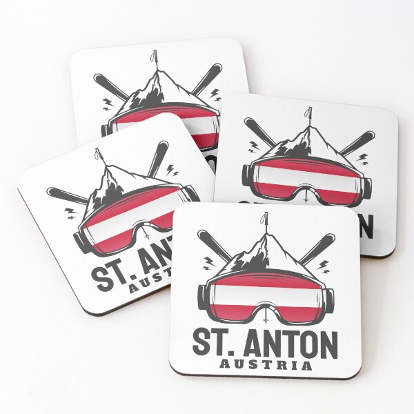 Item preview, St. Anton Austria Ski Skiing Souvenir designed and sold by JackCurtis1991.