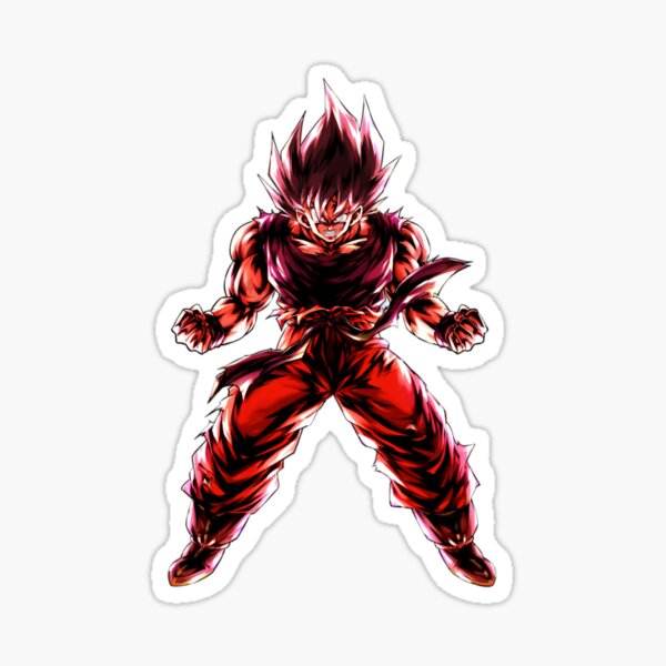 Sticker Goku Kaioken Dragon Ball Z B-SIDE LABEL - Meccha Japan