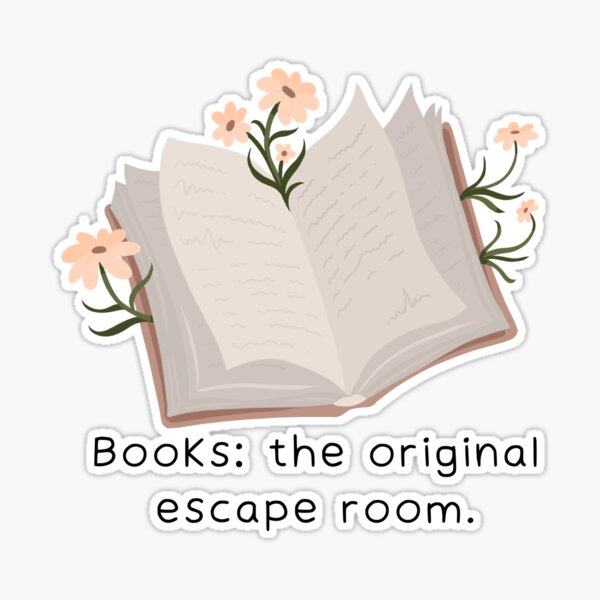 floral book Sticker for Sale by doffgolff250
