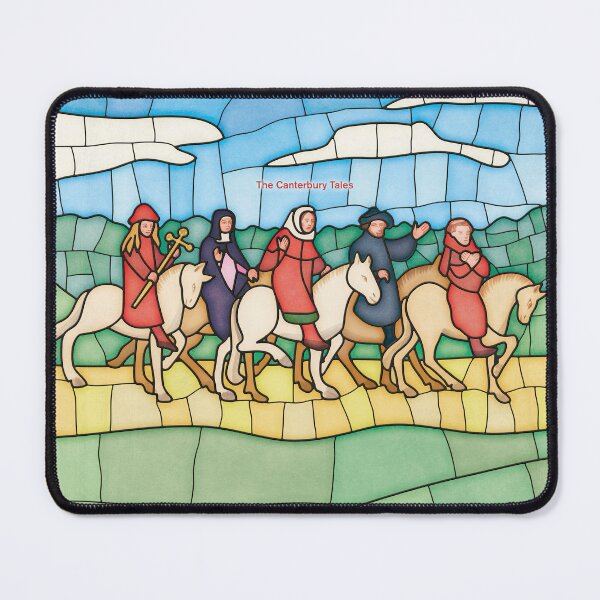 Item preview, The Canterbury Tales - Geoffrey Chaucer Literary Art for Bibliophiles, Readers and Writers designed and sold by RedHillPrints.