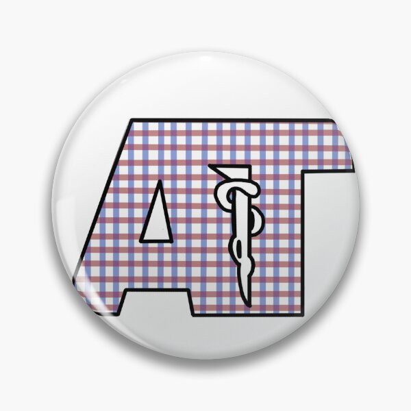 Item preview, Athletic Training Logo Blue and Red Gingham designed and sold by rosiepiscitello.