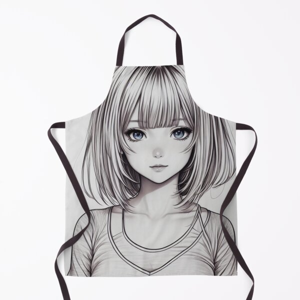 Item preview, Ani-Manga Line Art Girl designed and sold by Ani-MangaArt.