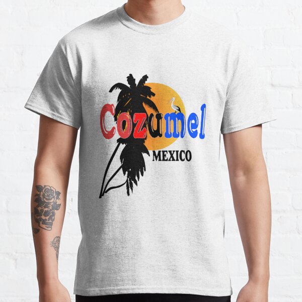 Reef Cozumel Mexico Novelty Boob Breast Type Reef Vintage T-Shirt