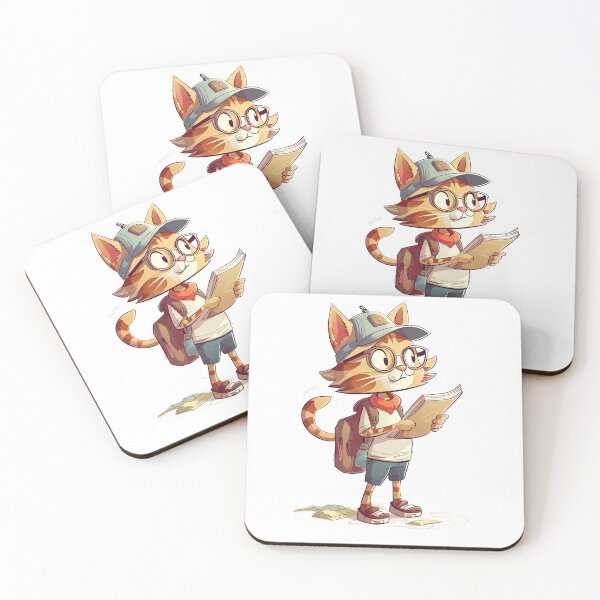 Item preview, Cool Cat: Animated Design of a Ginger Cat in Glasses designed and sold by FireScreen.