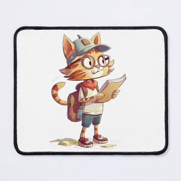 Item preview, Cool Cat: Animated Design of a Ginger Cat in Glasses designed and sold by FireScreen.
