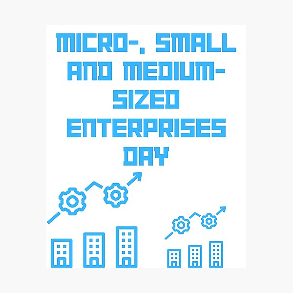 Artikelvorschau, Micro-, Small and Medium-Sized Enterprises Day entworfen und verkauft von Simo0455.