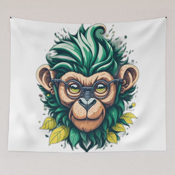 Item preview, Green Monkey #8 designed and sold by rockyRG.