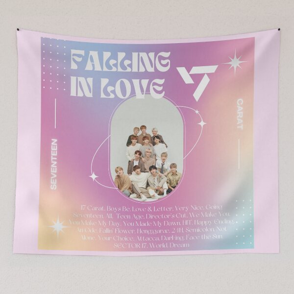 Item preview, Falling in Love with Kpop Seventeen  designed and sold by wonnie.