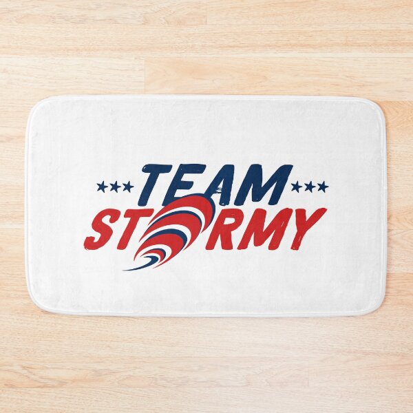 Item preview, Team Stormy I Am With Her Political Typography American Blue Stars Hurricane Logo designed and sold by Zazizu.