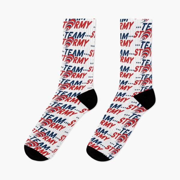 Item preview, Team Stormy I Am With Her Political Typography American Blue Stars Hurricane Logo designed and sold by Zazizu.