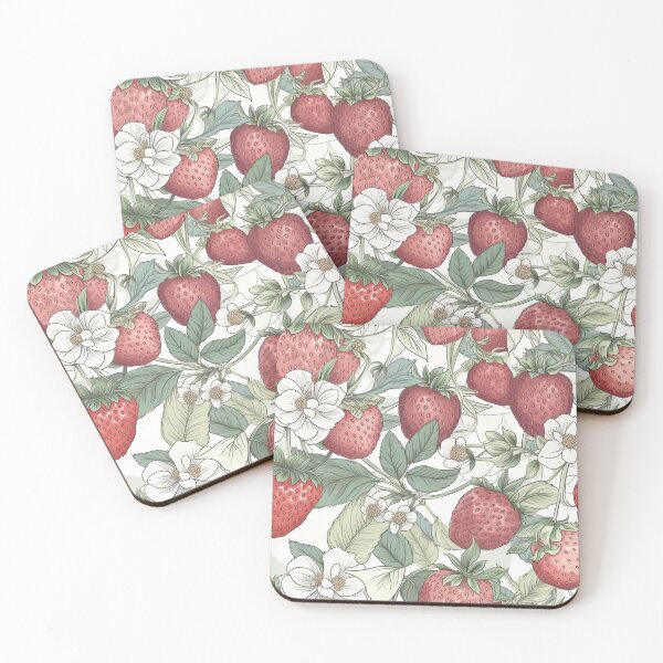Item preview, Strawberry motif designed and sold by mliotard.