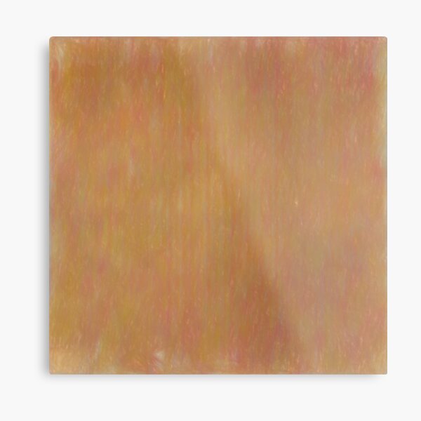 Untitled Pink, Yellow and White Reworked No. 1, Series 2 Metal Print