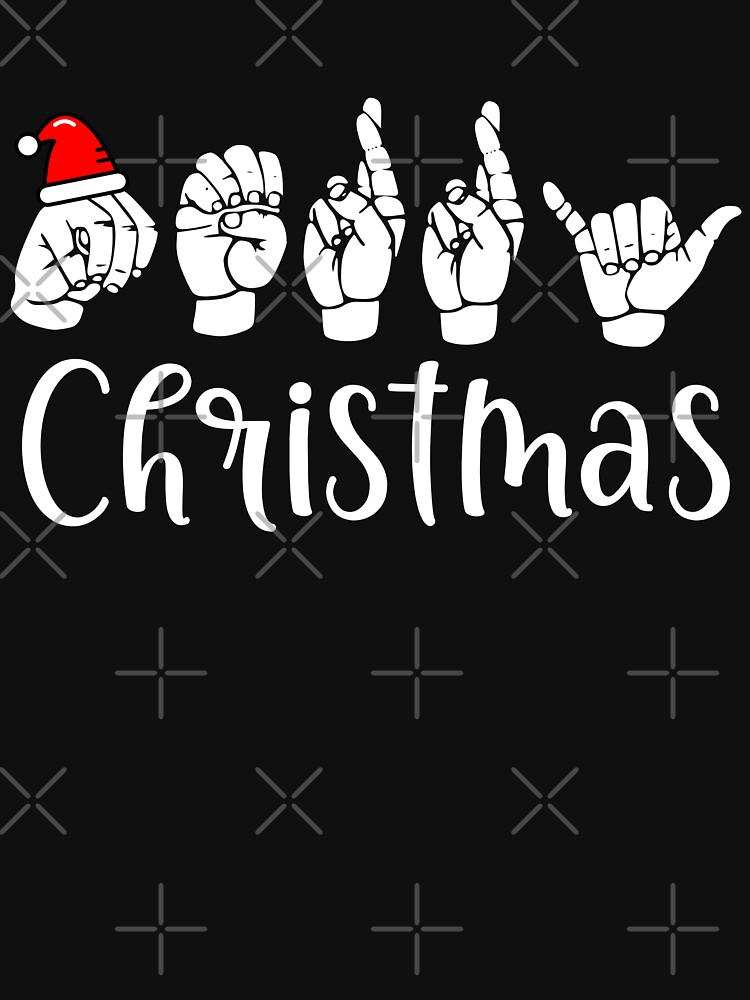 Discover ASL | Merry Christmas | American Sign Language T-Shirt