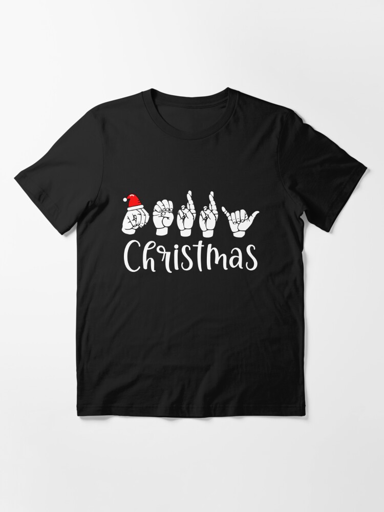 Discover ASL | Merry Christmas | American Sign Language T-Shirt