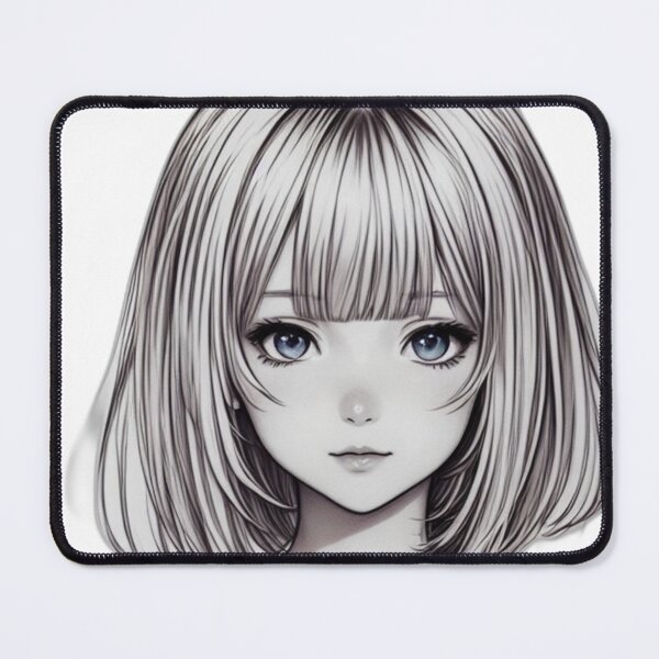 Item preview, Ani-Manga Line Art Girl designed and sold by Ani-MangaArt.