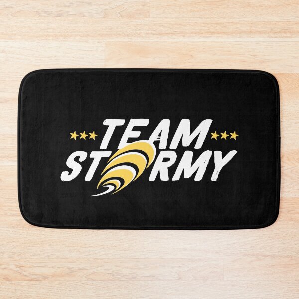 Item preview, Team Stormy I Am With Her  American Political White Typography Yellow Stars Hurricane Logo designed and sold by Zazizu.