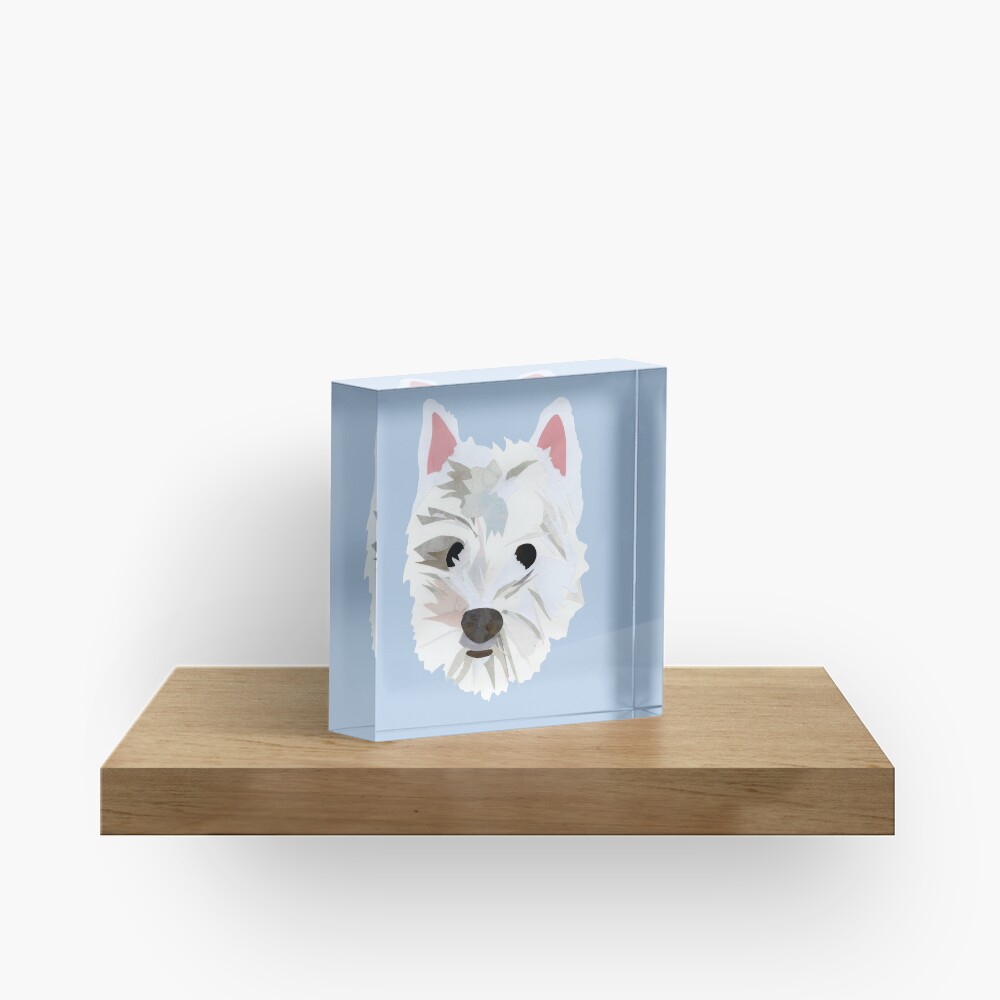 Max the Westie Acrylic Block