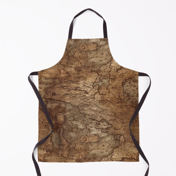 Item preview, Realistic Ancient Map antique depiction steampunk pattern victorian era designed and sold by Dreamakerstudio.