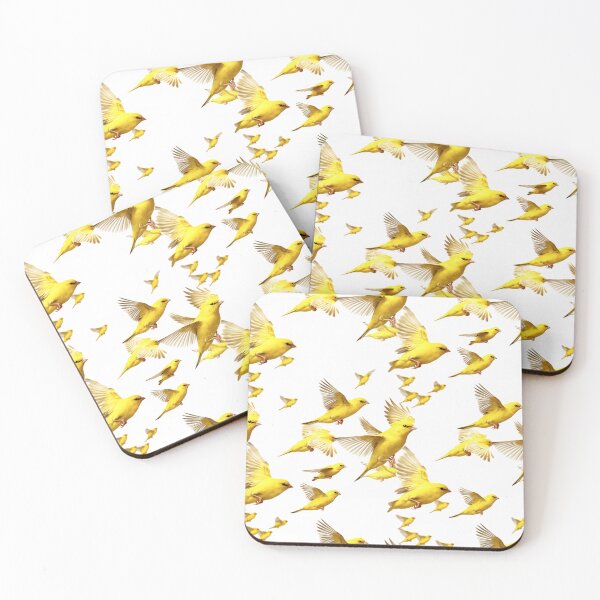 Item preview, Flock of Yellow Canaries designed and sold by UnTangle.