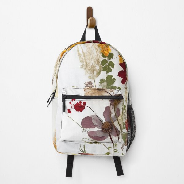 Item preview, The Delicate Charm of Dried Florals - Pressed Dried flowers on white background designed and sold by EmeraldeaArt.