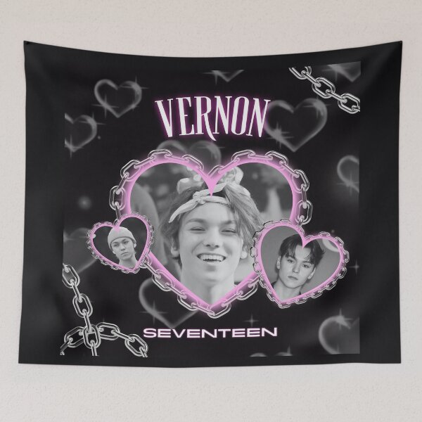 Item preview, Seventeen Vernon Y2K Heart Stan  designed and sold by wonnie.