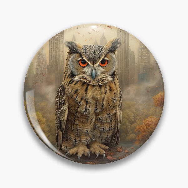 Item preview, Central Park Autumn with Flaco the Owl designed and sold by FlacoTheOwl.