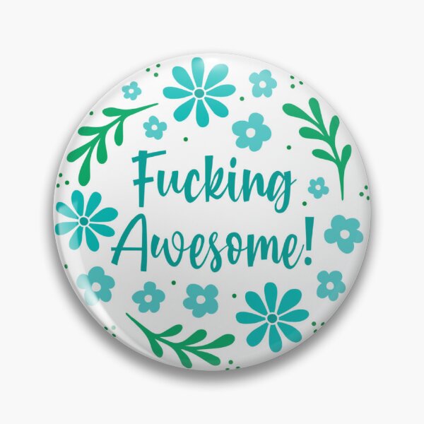Item preview, Fucking Awesome designed and sold by KrisInStitches.