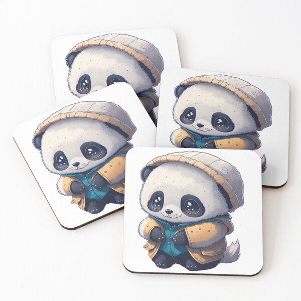 Item preview, Cute Winter - Ready Baby Panda Illustration Print designed and sold by MediaPOX.