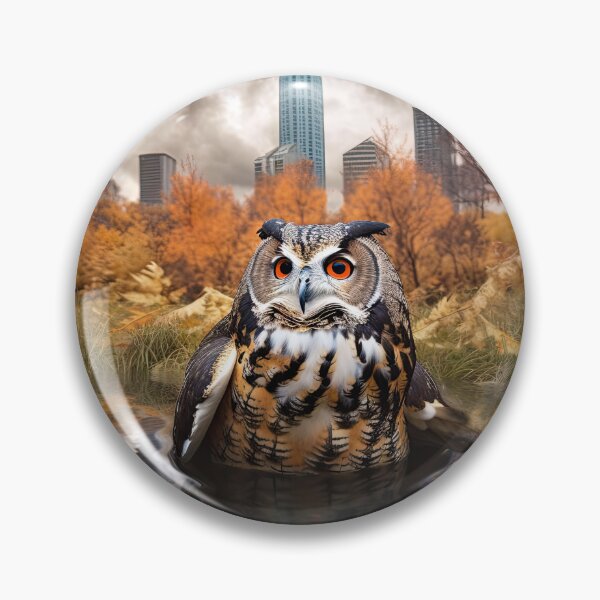 Item preview, Flaco the owl, Central Park pond bath designed and sold by FlacoTheOwl.