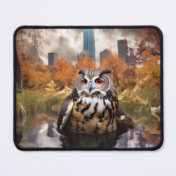 Item preview, Flaco the owl, Central Park pond bath designed and sold by FlacoTheOwl.
