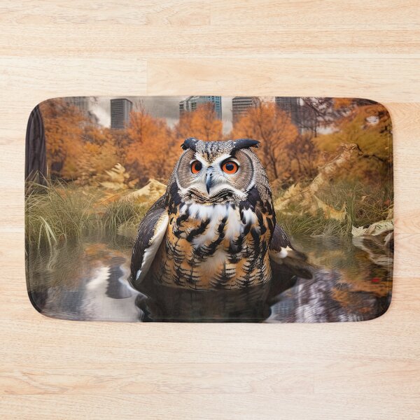 Item preview, Flaco the owl, Central Park pond bath designed and sold by FlacoTheOwl.