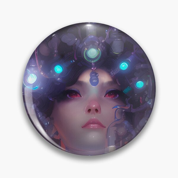 Item preview, Woman's body integrated and fused with machines, expanding the limits of biomechanics. Biopunk art. designed and sold by DibuHumor.