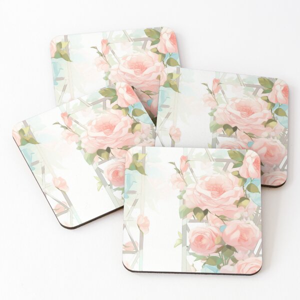Item preview, Azulejo alto Rose and Trellis 2 designed and sold by Richard-Y.