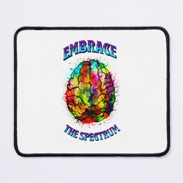 Item preview, Embrace the Spectrum | Neurodiversity | Neurodivergent | Colorful Brain designed and sold by Impressify.