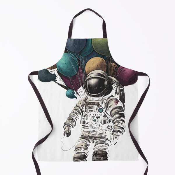 Artikelvorschau, Space Travel - Cosmonaut in Space Carried by Balloons entworfen und verkauft von DonDiLuca.