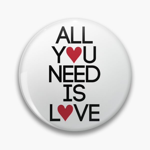 Item preview, All you need is love - black designed and sold by Christallion.