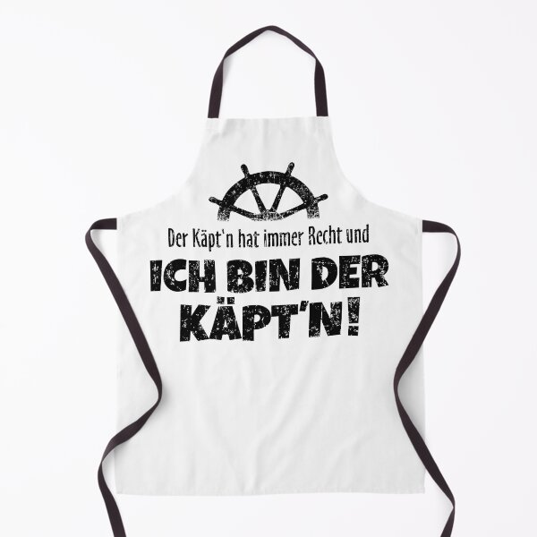 Artikelvorschau, Der Käpt'n hat immer Recht (Vintage Schwarz) Kapitän Boot & Segel entworfen und verkauft von theshirtshops.
