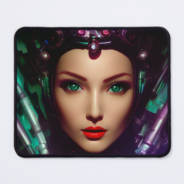 Item preview, Queen of machines. Biopunk art designed and sold by DibuHumor.