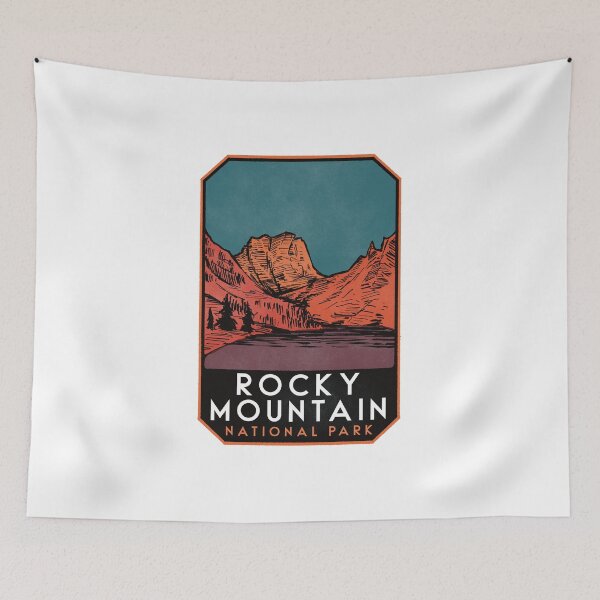 Item preview, Rocky Mountain National Park Vintage designed and sold by HalpinDesign.