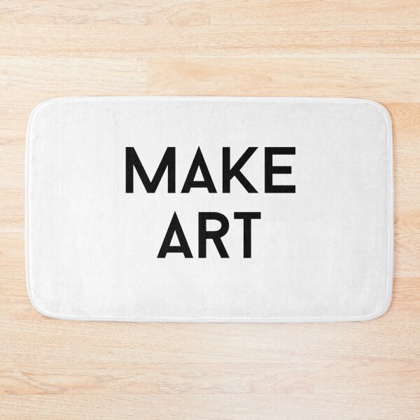 Item preview, make art text graphic v1 white background designed and sold by fishpressink.
